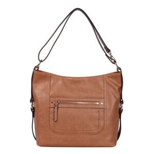 INC International Concepts Women Faux Leather Riverton Hobo Handbag